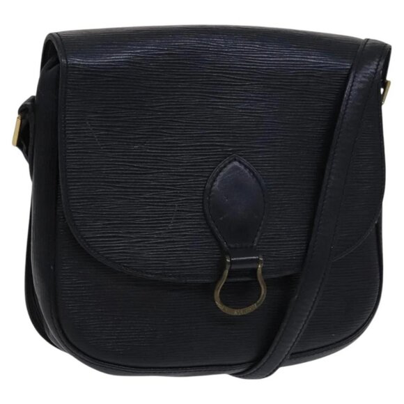 LOUIS VUITTON Epi Saint Cloud GM Shoulder Bag Black Noir - Picture 1 of 16